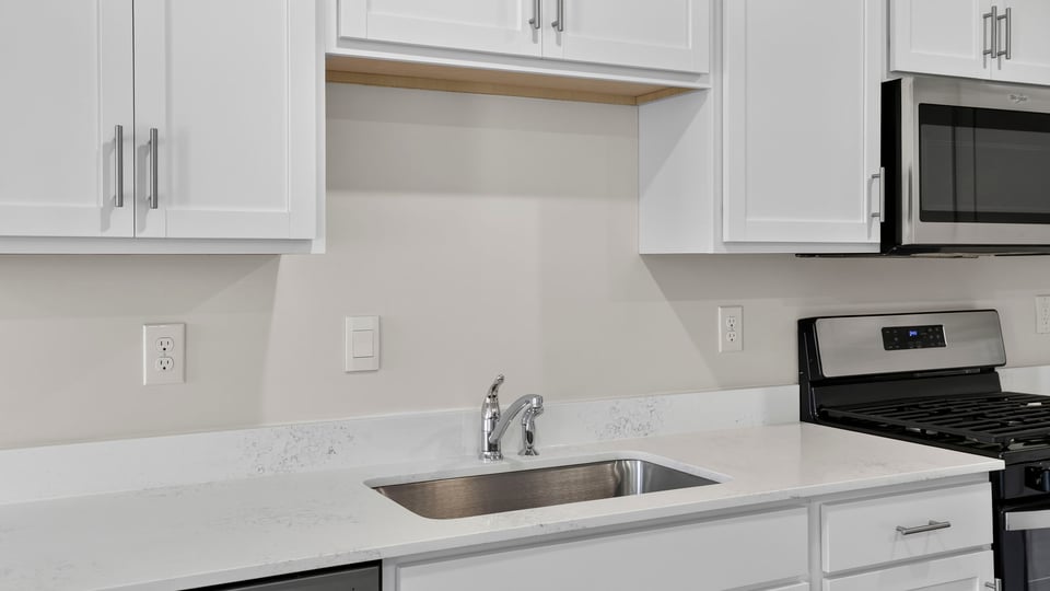 Kitchen with countertops.