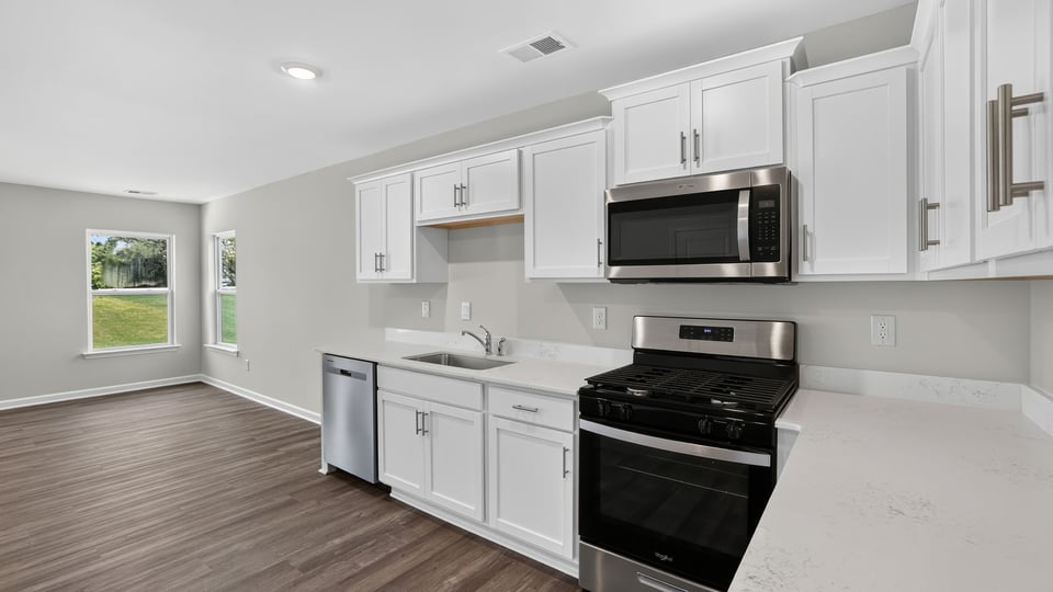 Kitchen with countertops.