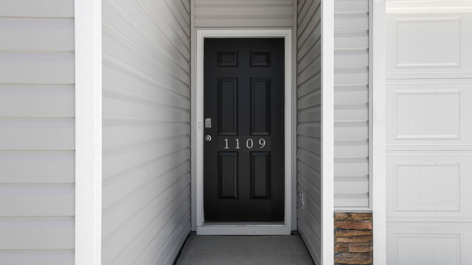 Front entrance of home.