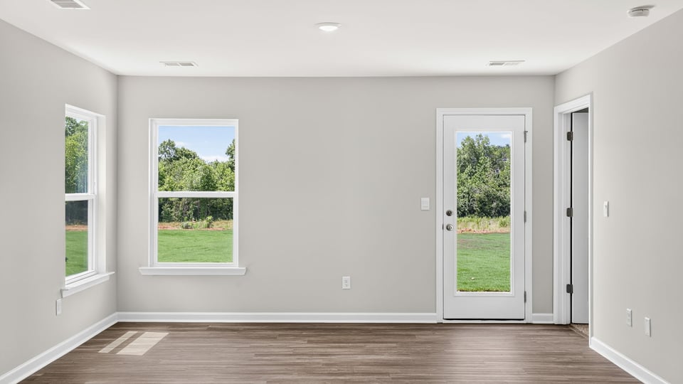 Living room with windows.