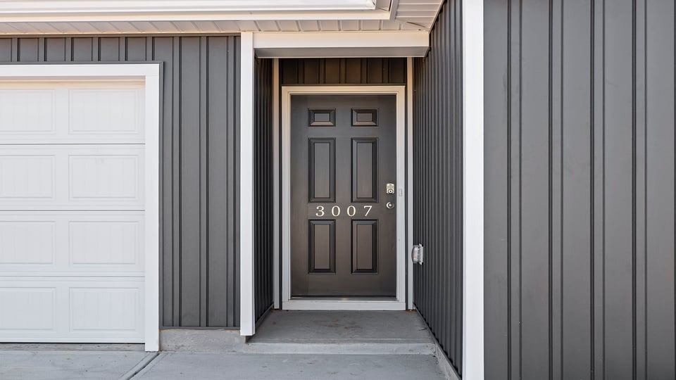 Front entrance of home.