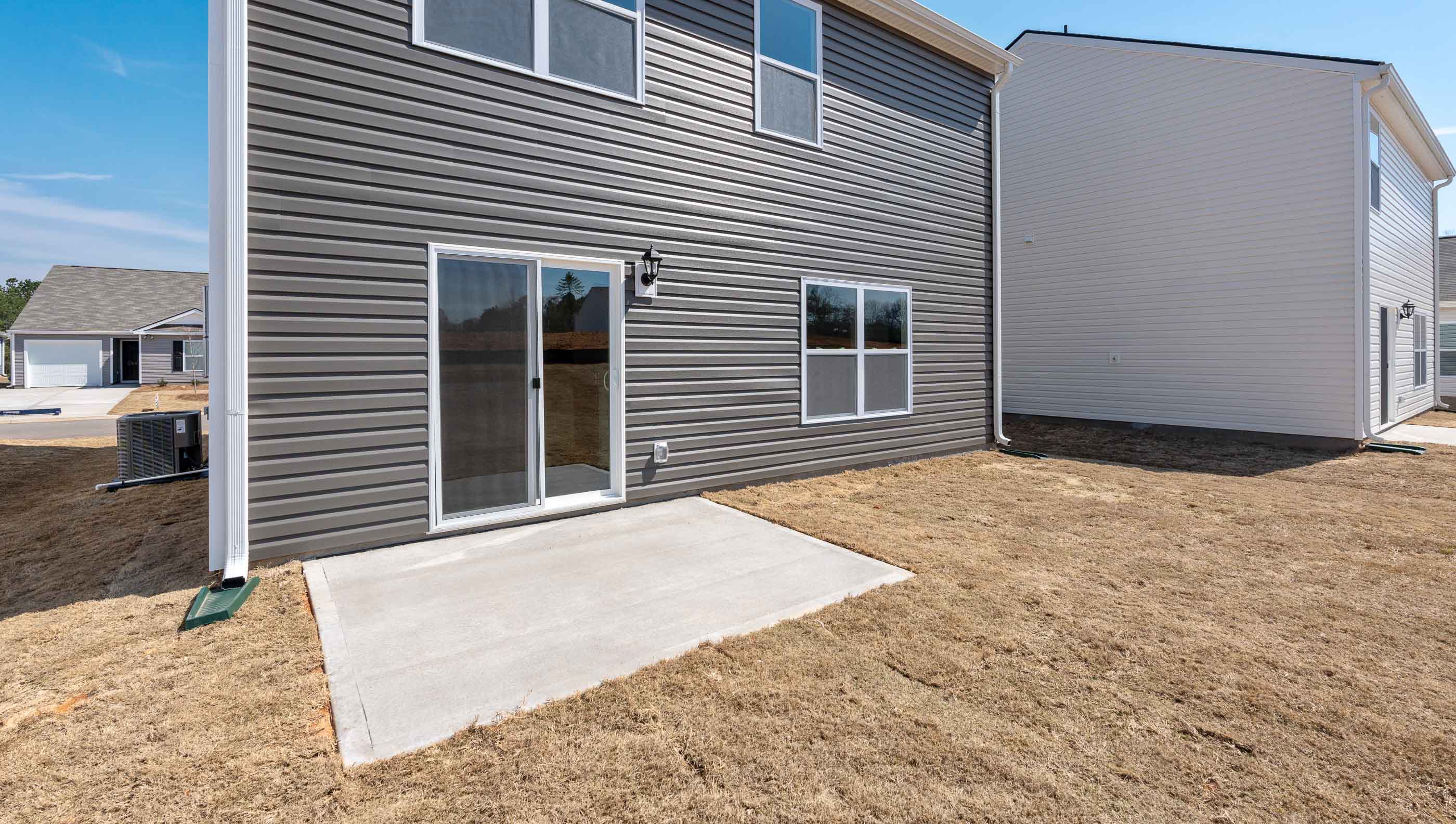 Exterior rear of home.