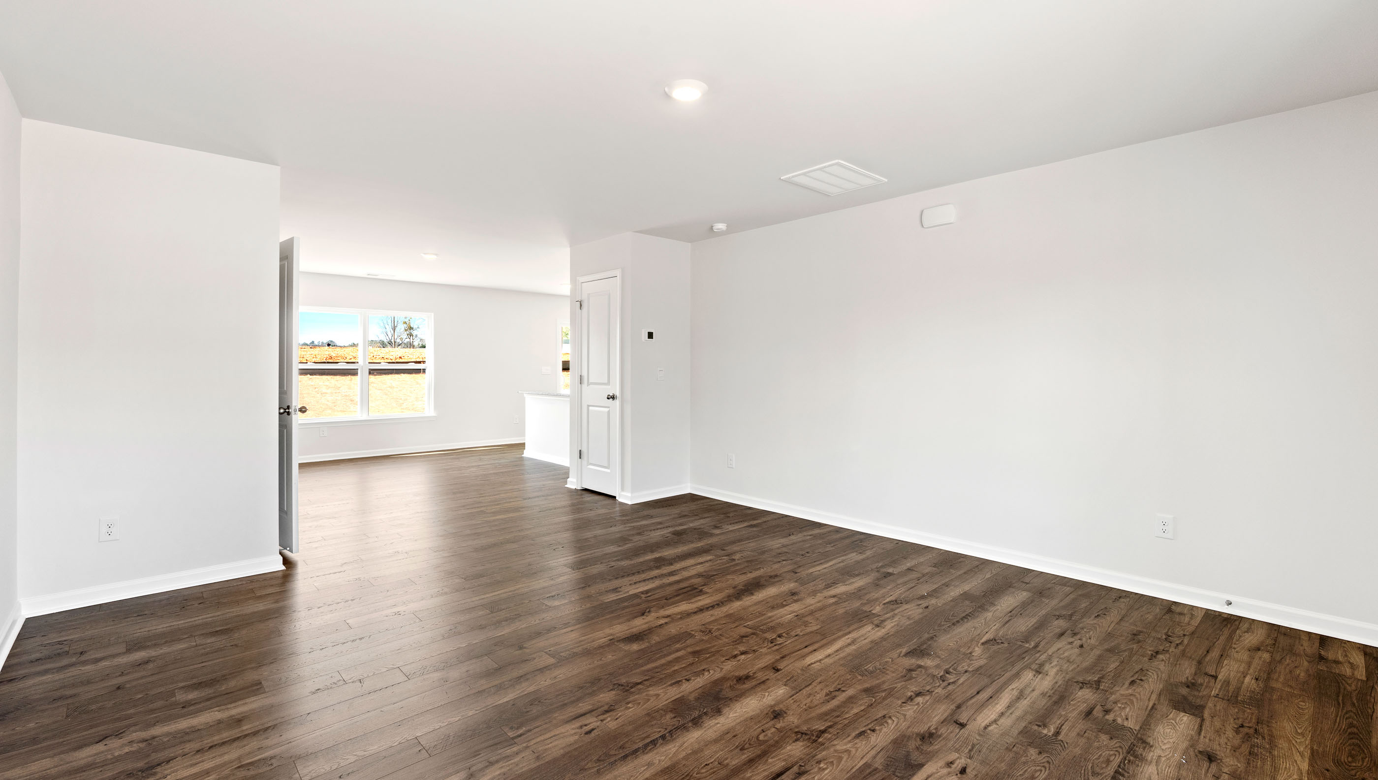 Dining room facing family room.