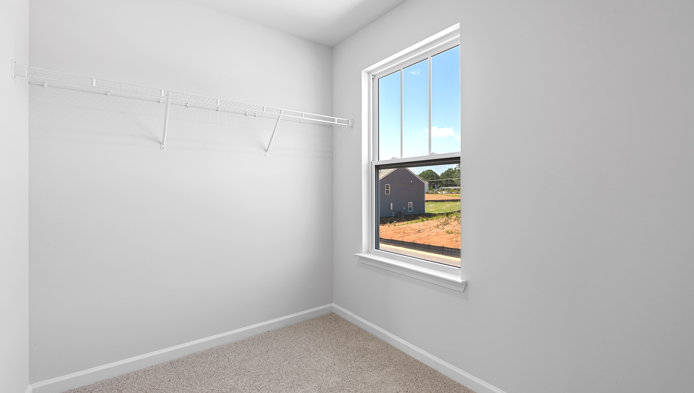 Bathroom with double sink vanity.