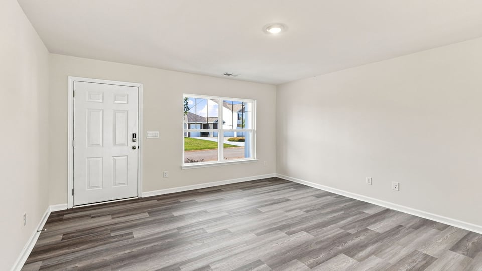 Living area with windows.