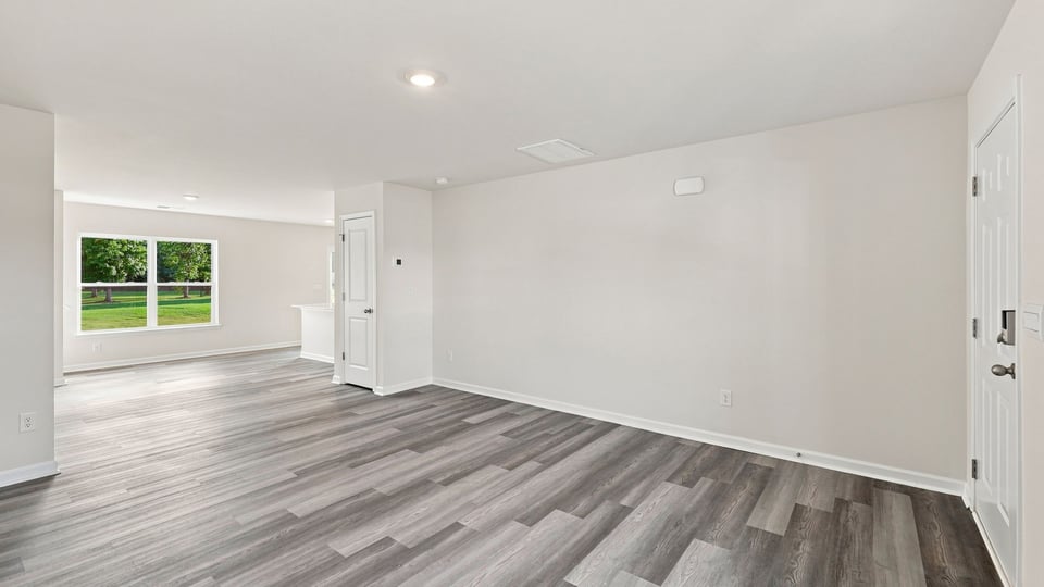 Living area with windows.