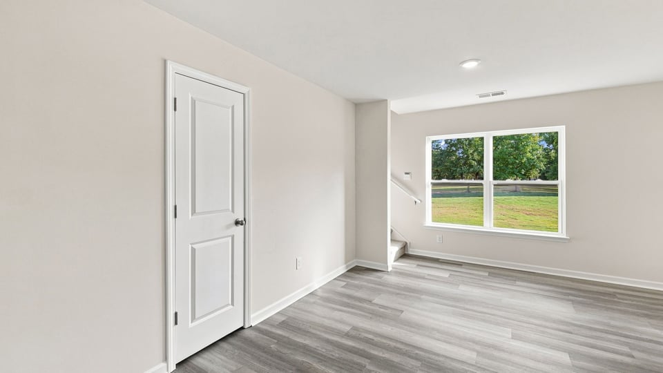 Living area with windows.