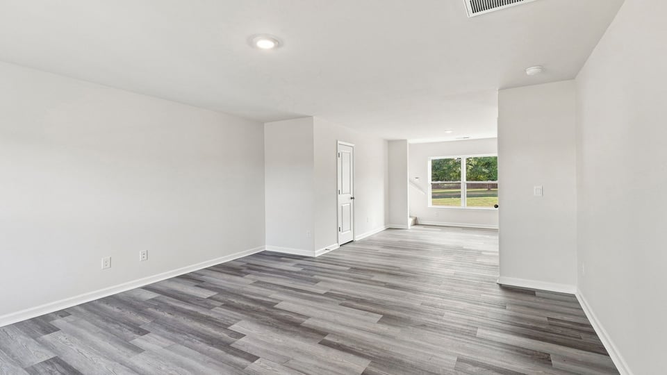 Living area with windows.