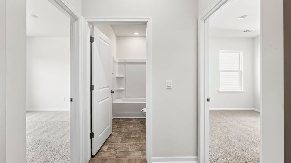 Hallway to bedrooms.