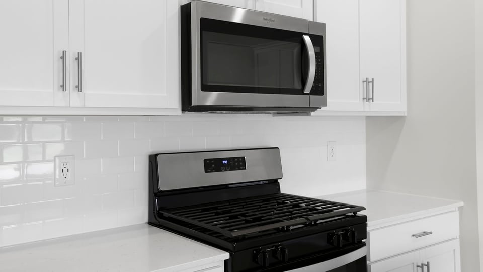 Kitchen with island.