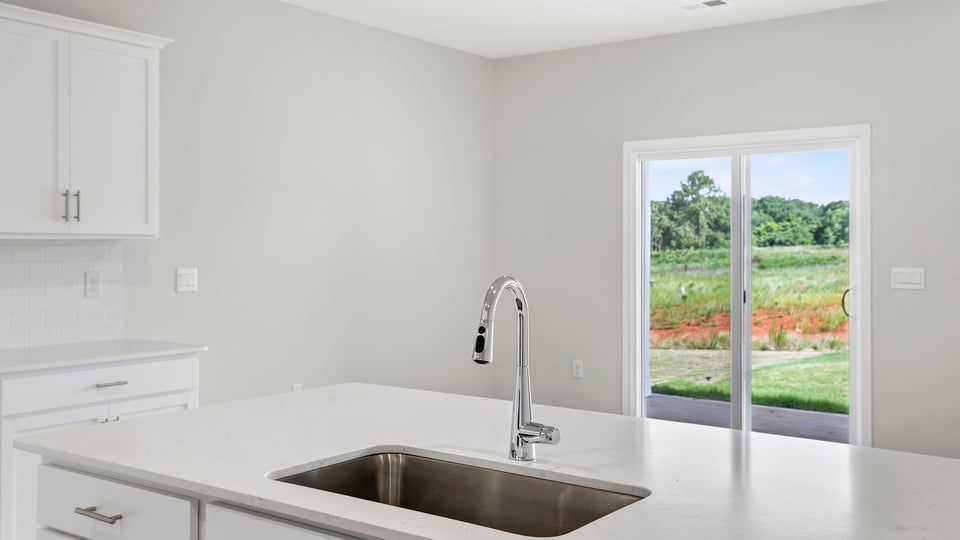 Kitchen with island.