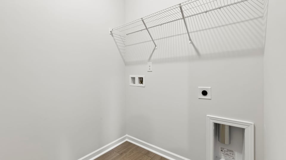 Walk in laundry room.