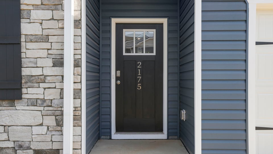 Front entrance of home.