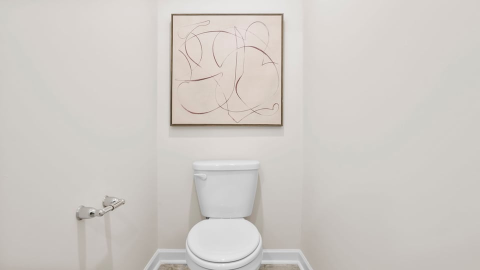 Bathroom with toilet.