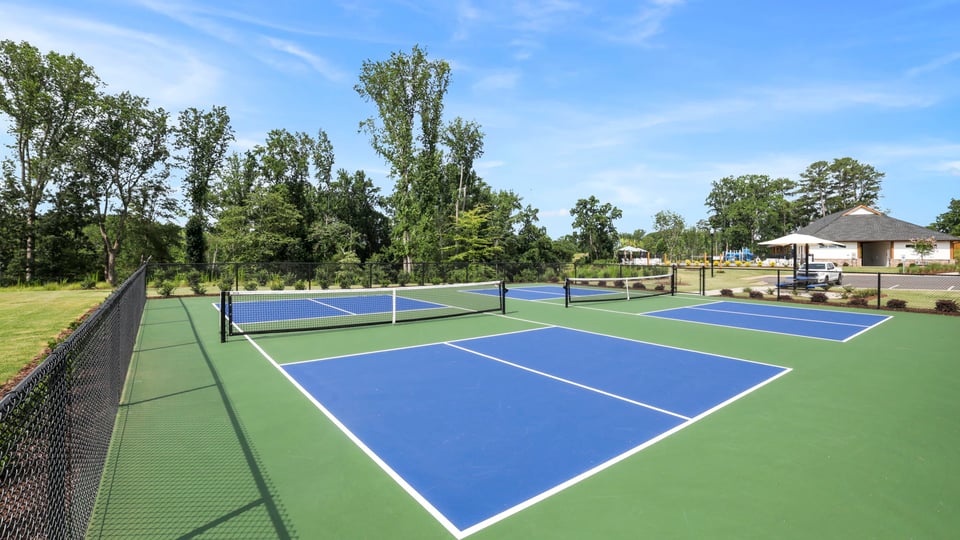 Pickleball courts.