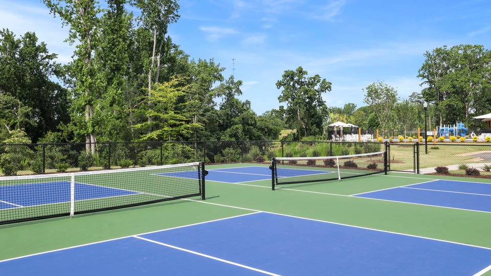 Pickleball courts.