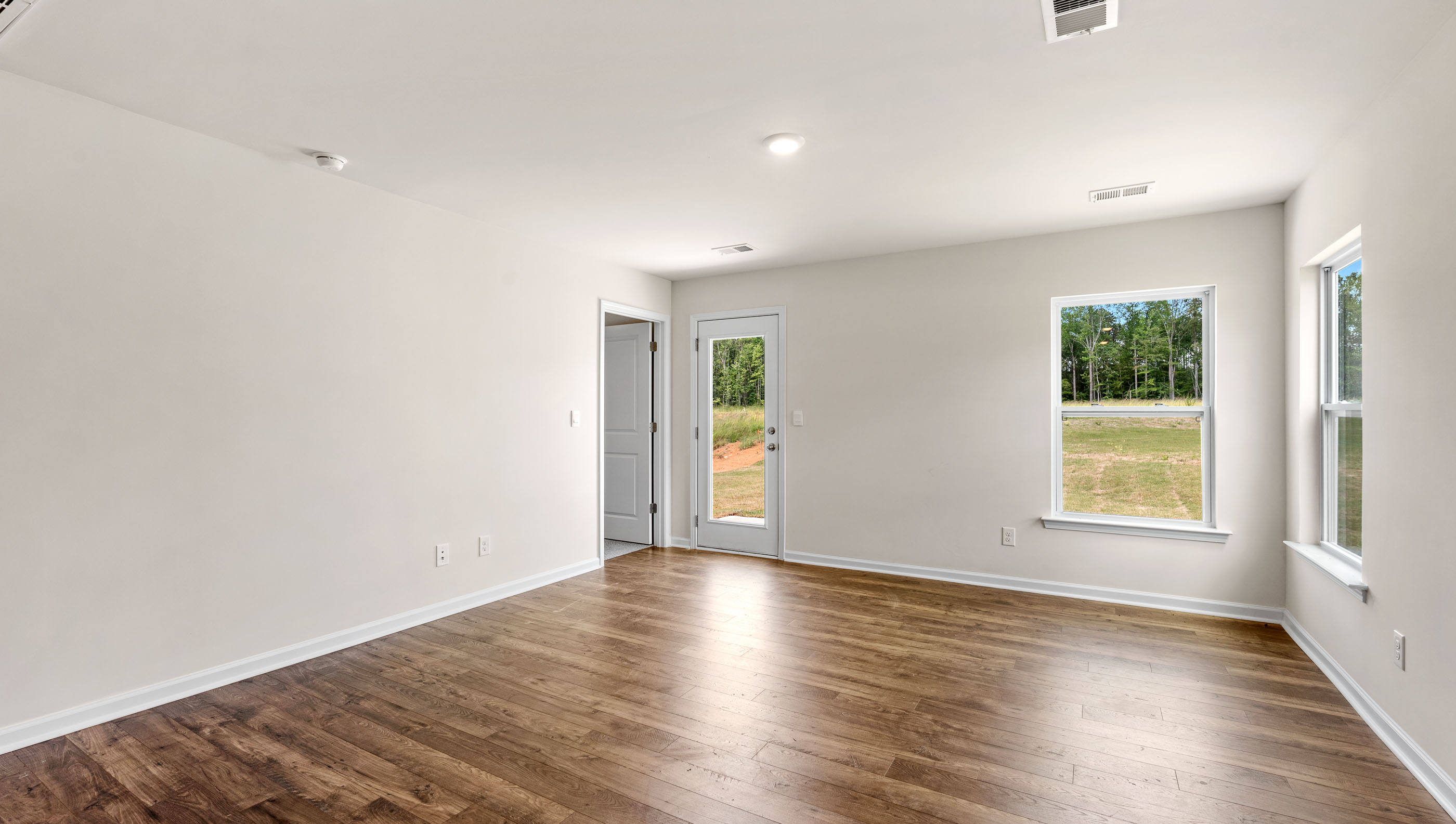 Living room with windows.