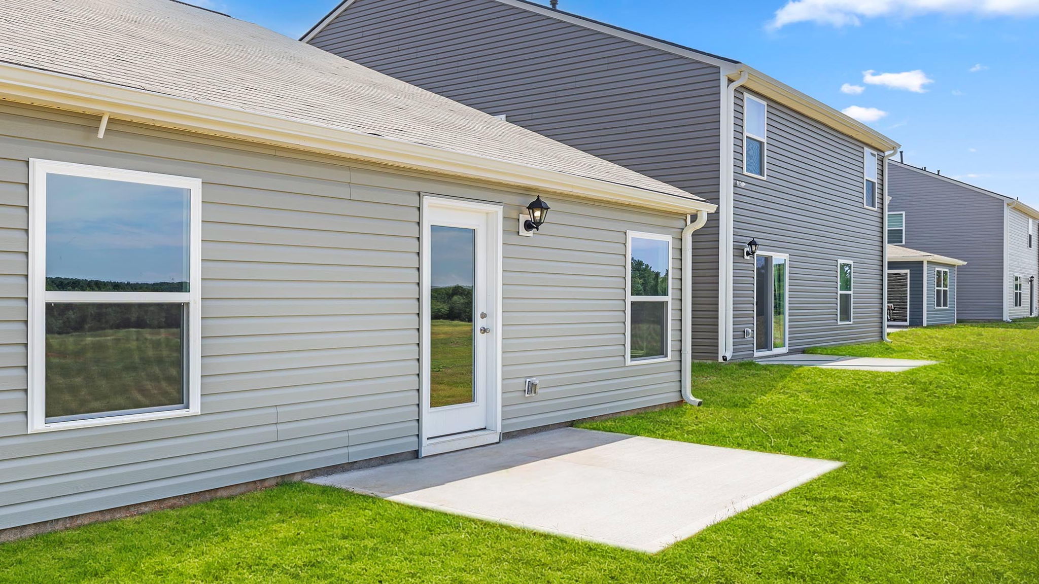 Exterior rear of home.