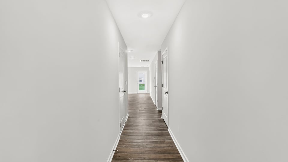 Hallway into home.