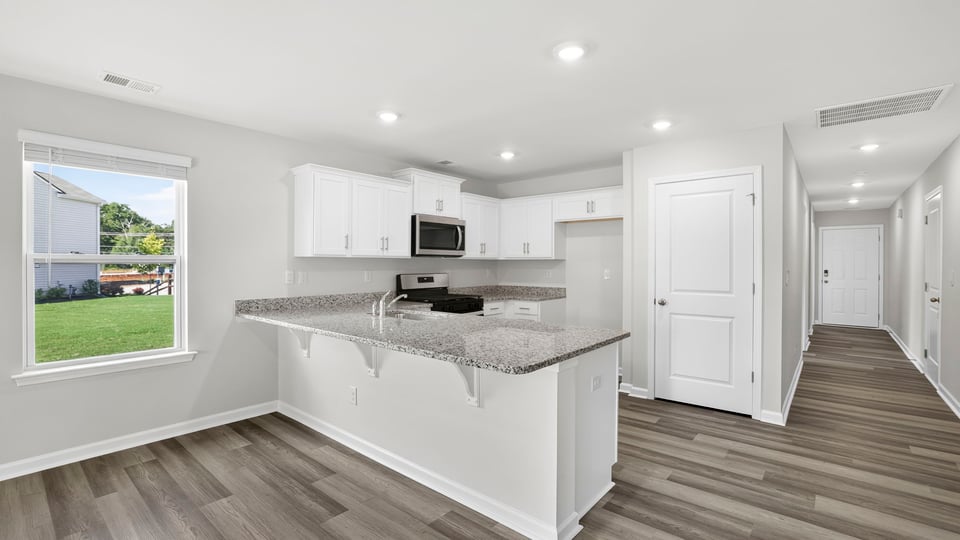 Kitchen with countertops.