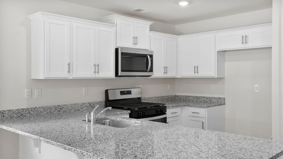 Kitchen with countertops.