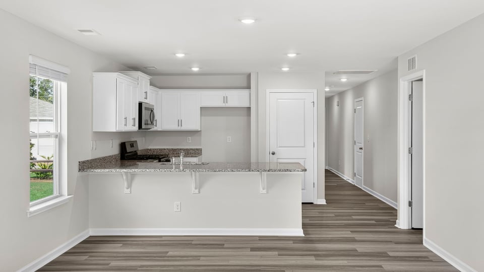 Kitchen with countertops.