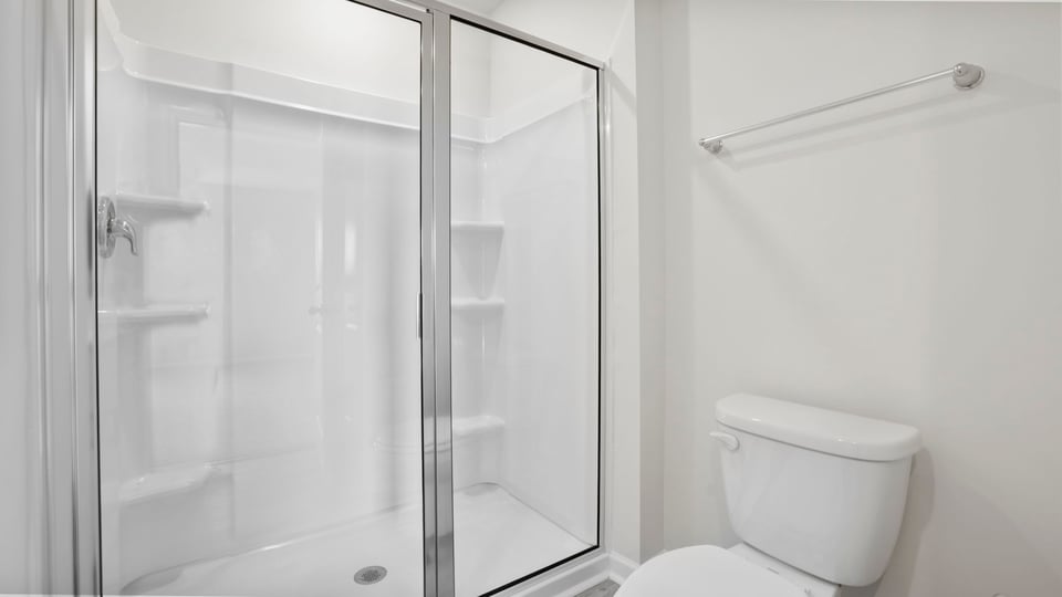 Bathroom walk in shower.