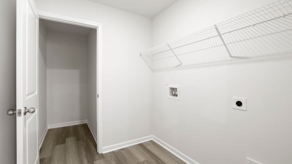 Walk in laundry room.