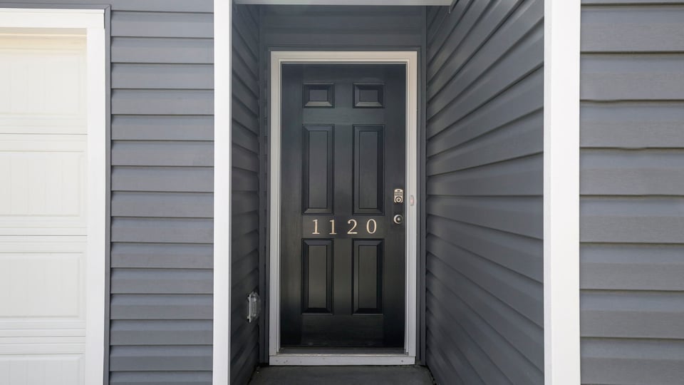 Front entrance of home.