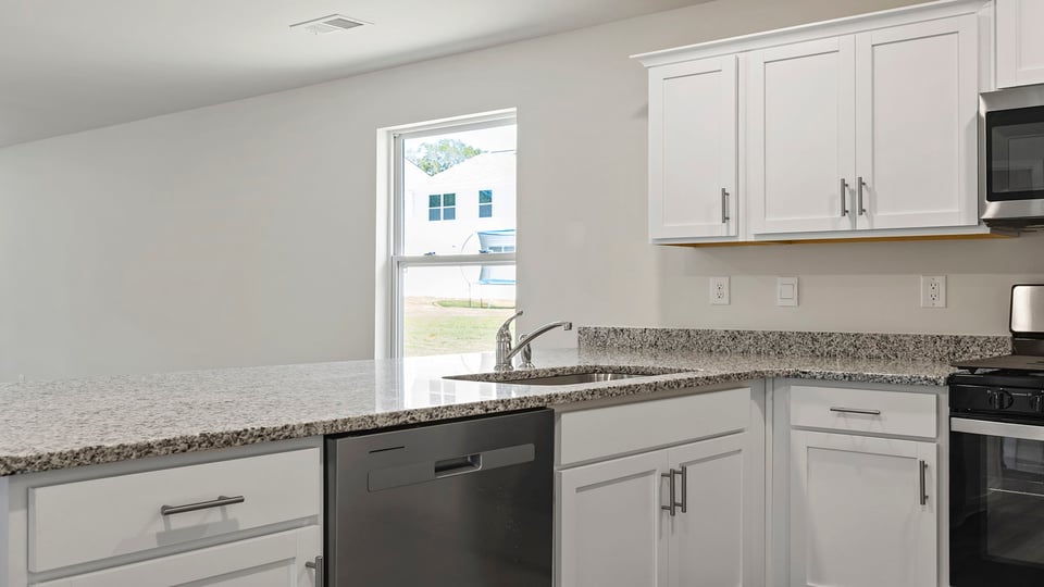 Kitchen with countertops.