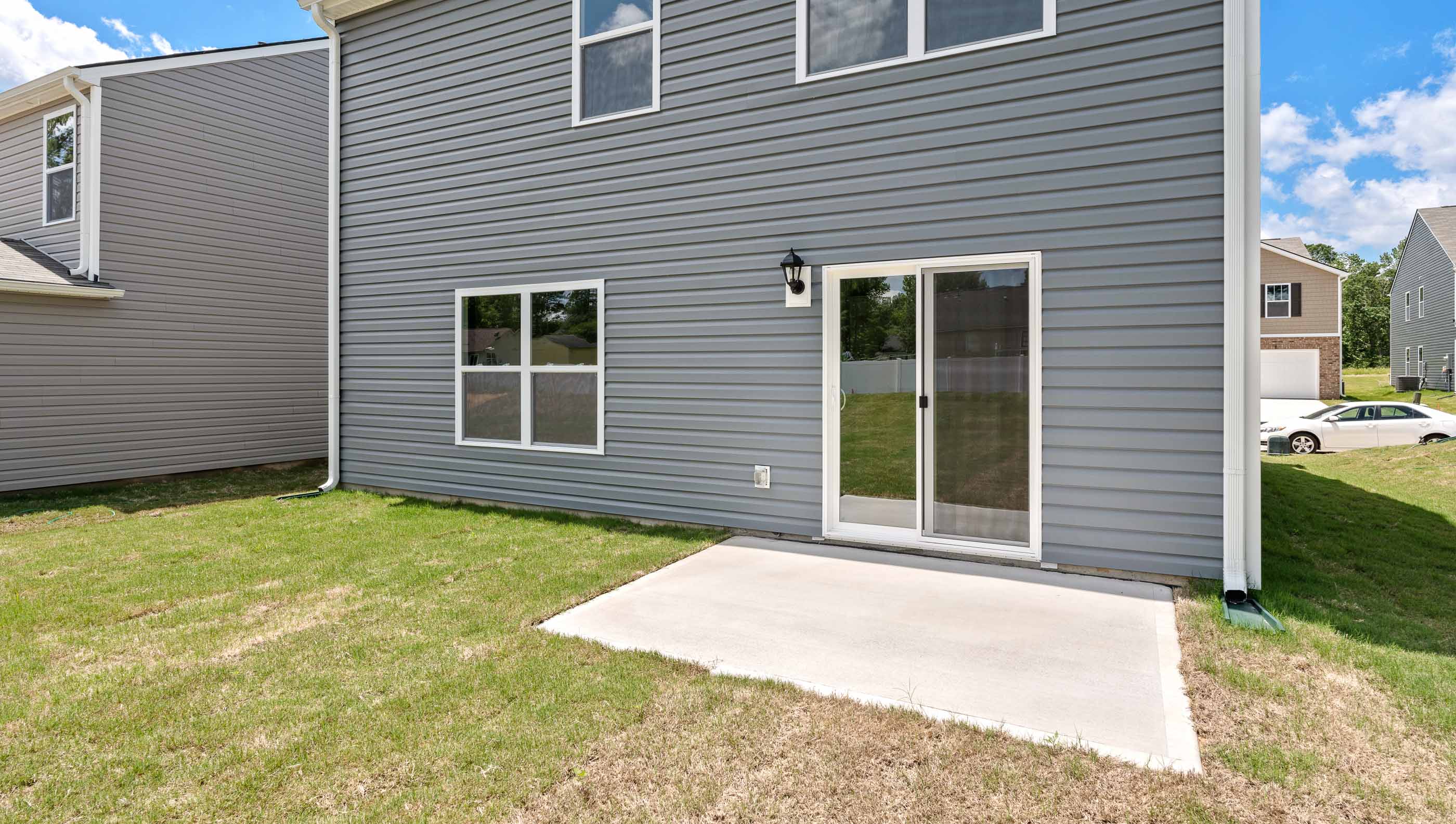 Exterior rear of home.