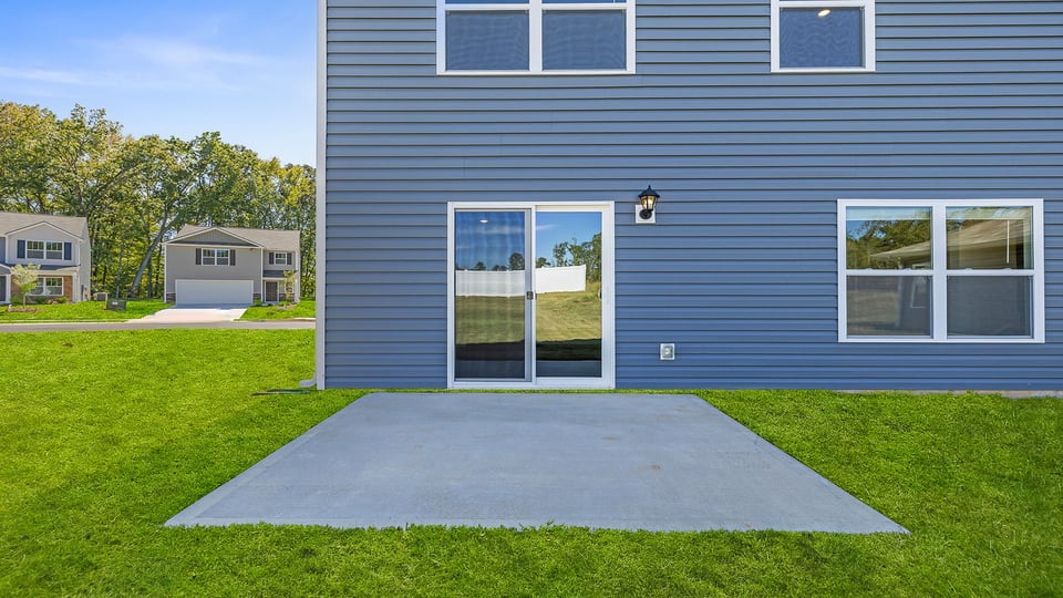 Exterior rear of home.