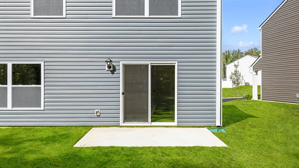 Exterior rear of home.