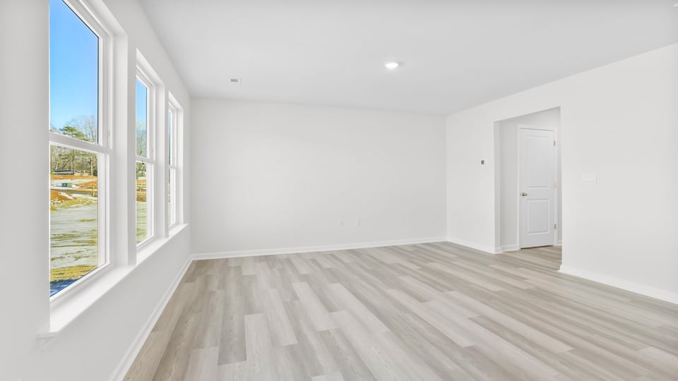 Living room with windows.