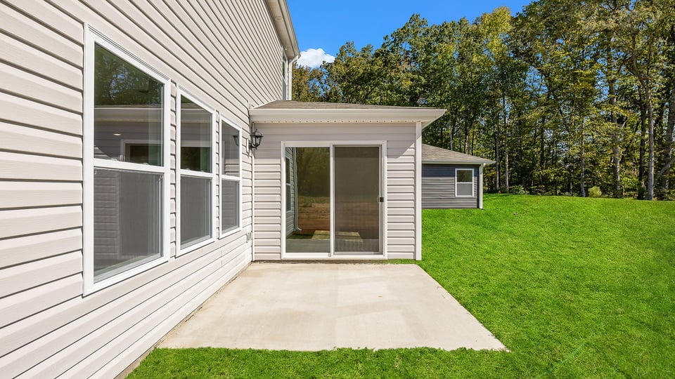 Exterior rear of home.