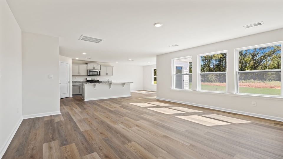 Living room with windows.