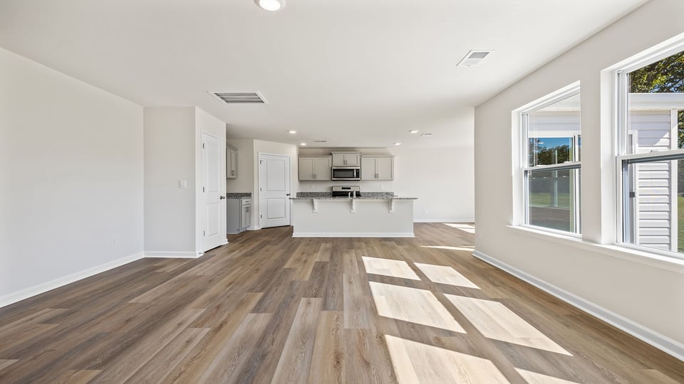 Living room with windows.