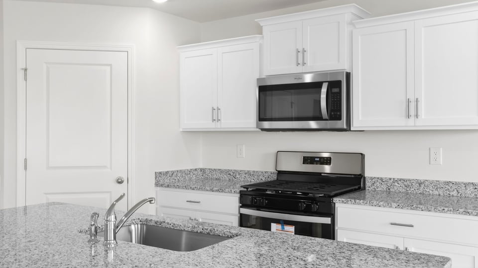 Quartz countertops.