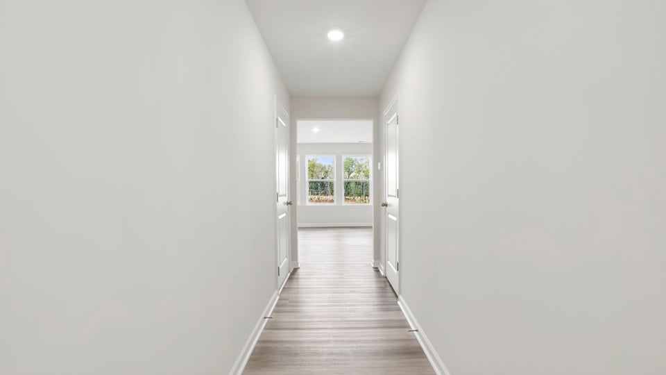 Hallway to the living area.