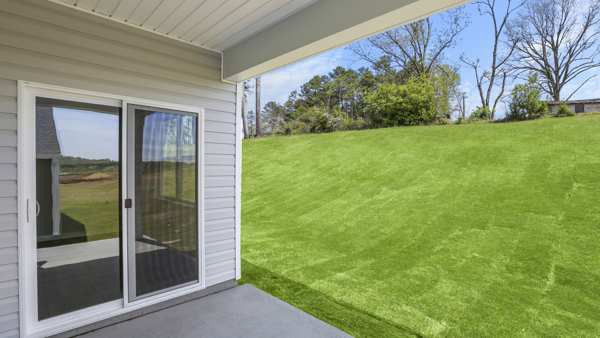 back exterior of home.