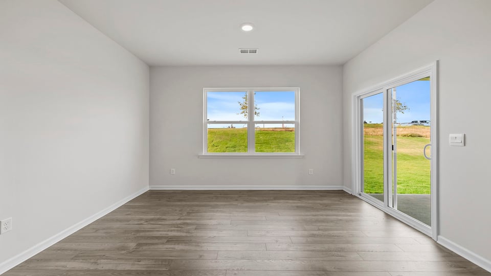 Dining area in the kitchen.