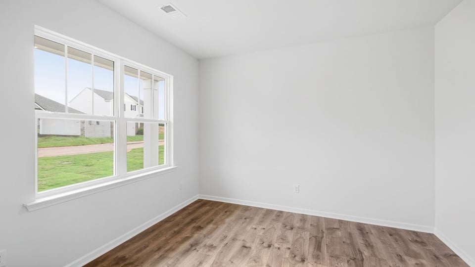 Flex room with window.