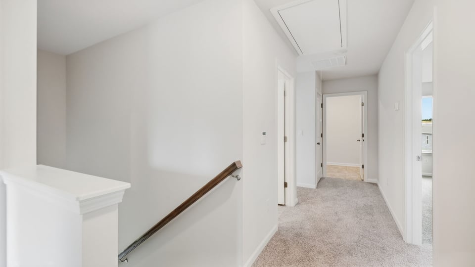 Stairs to second level.