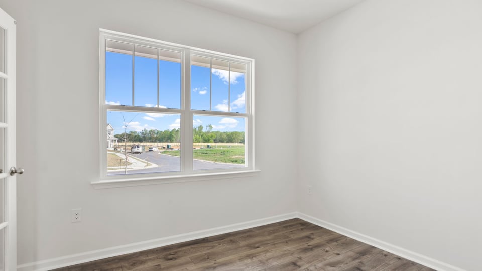 Flex room with windows.