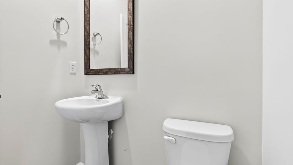 Half bathroom.