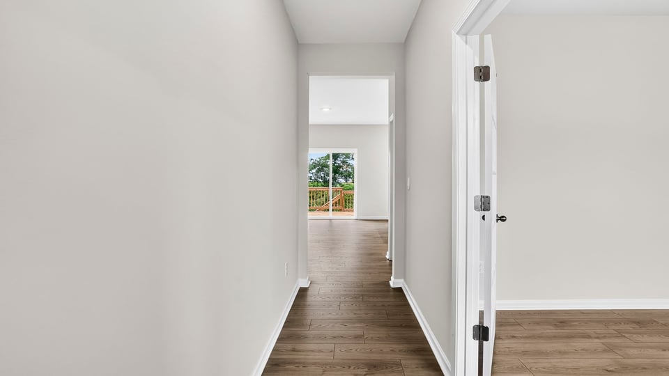View of front door.