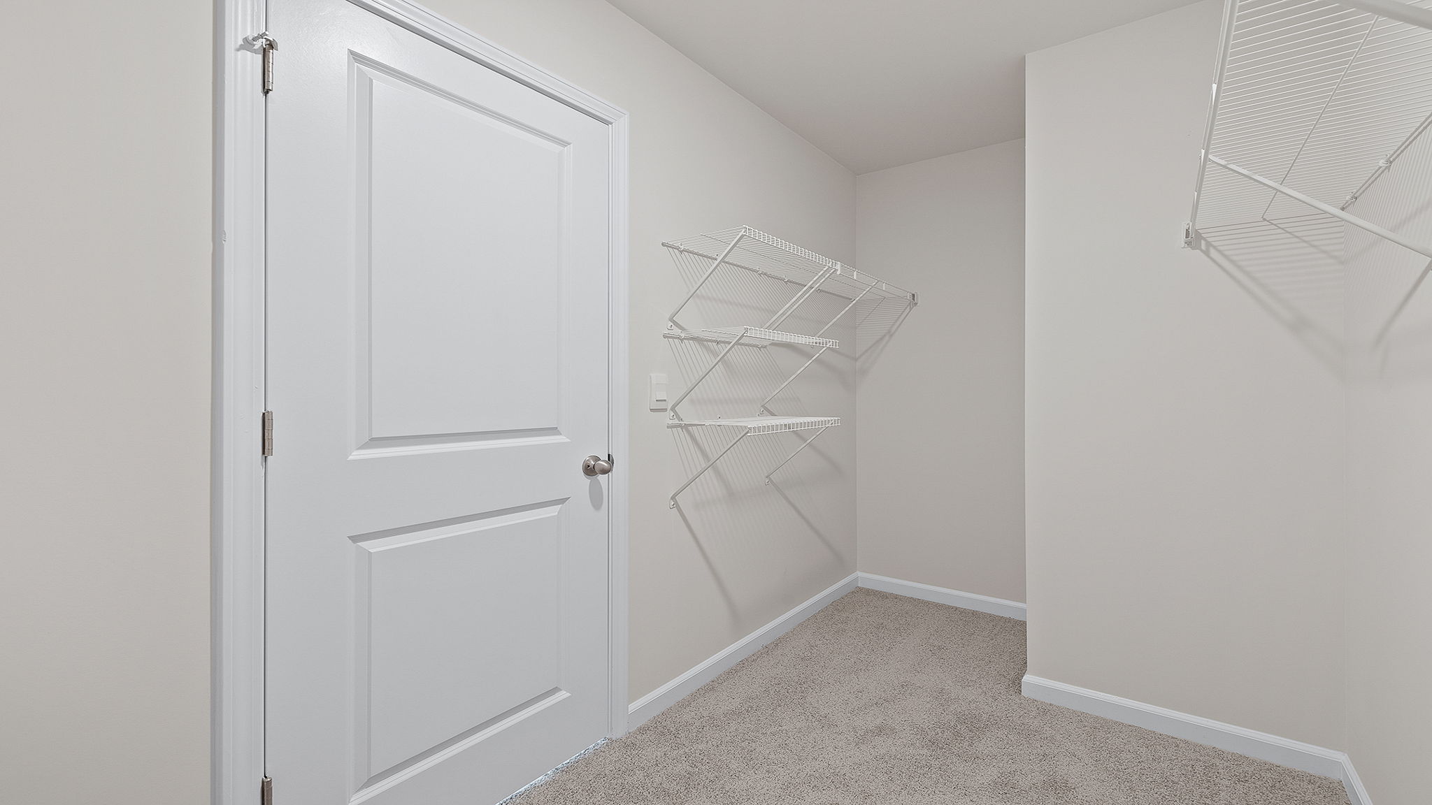 Bathroom with walk in closet.