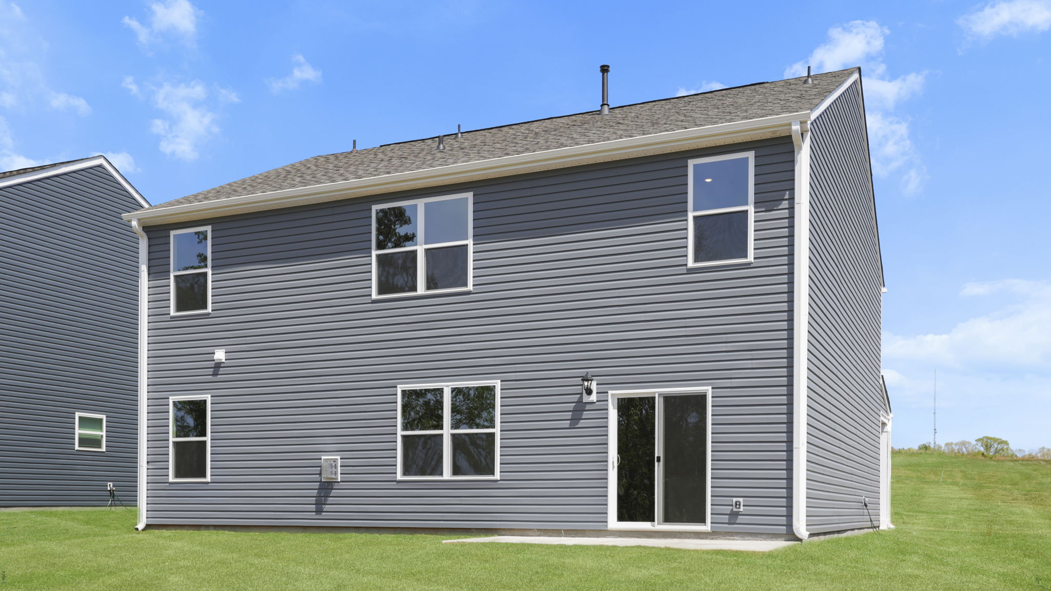 Back exterior of home