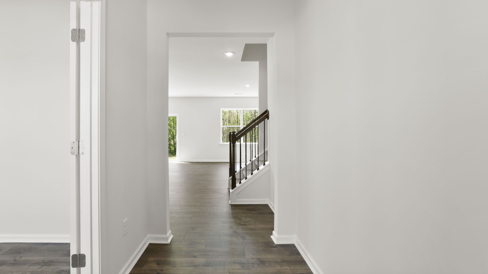 Hallway into home.
