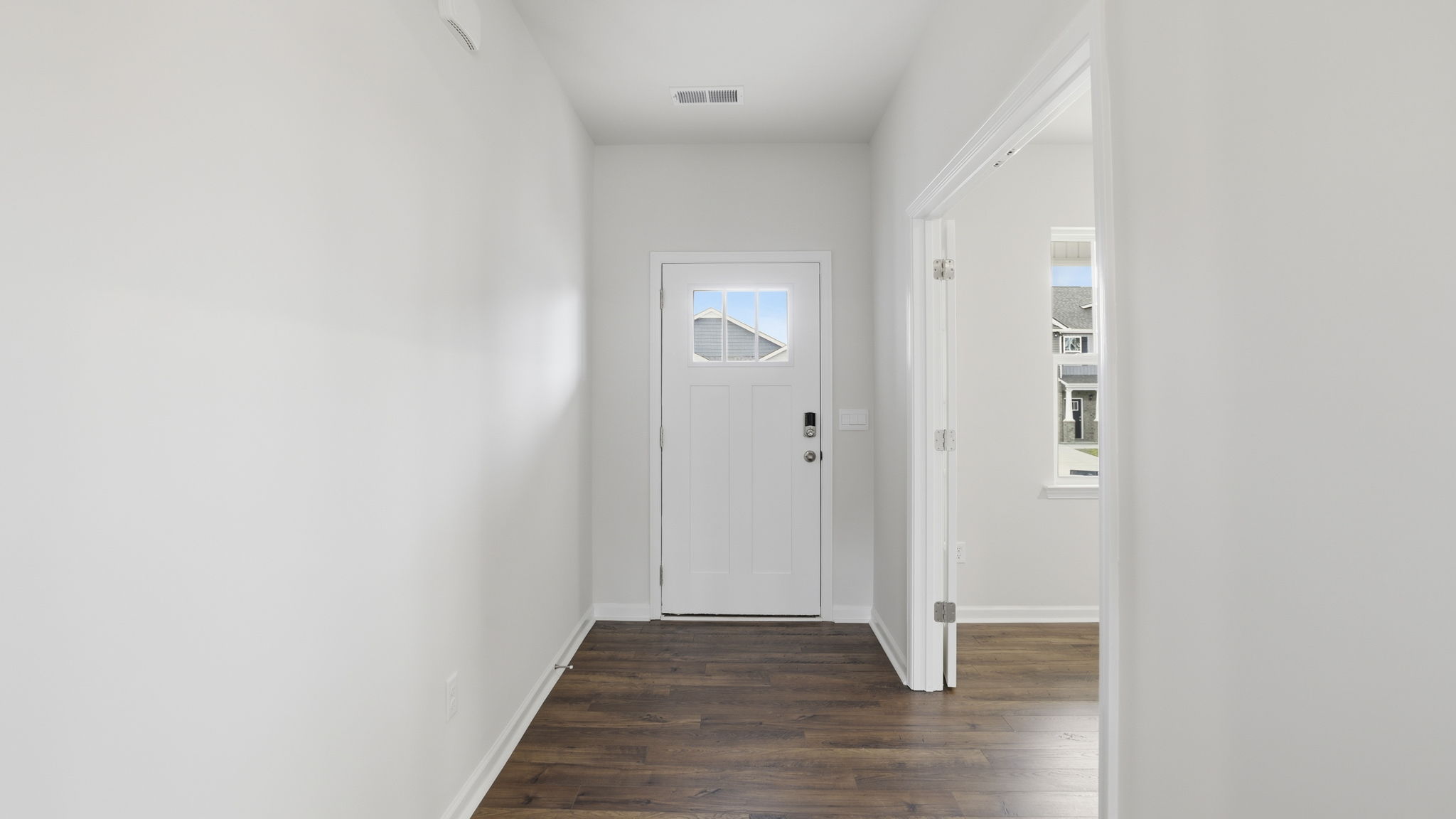 View of foyer and entrance to study.